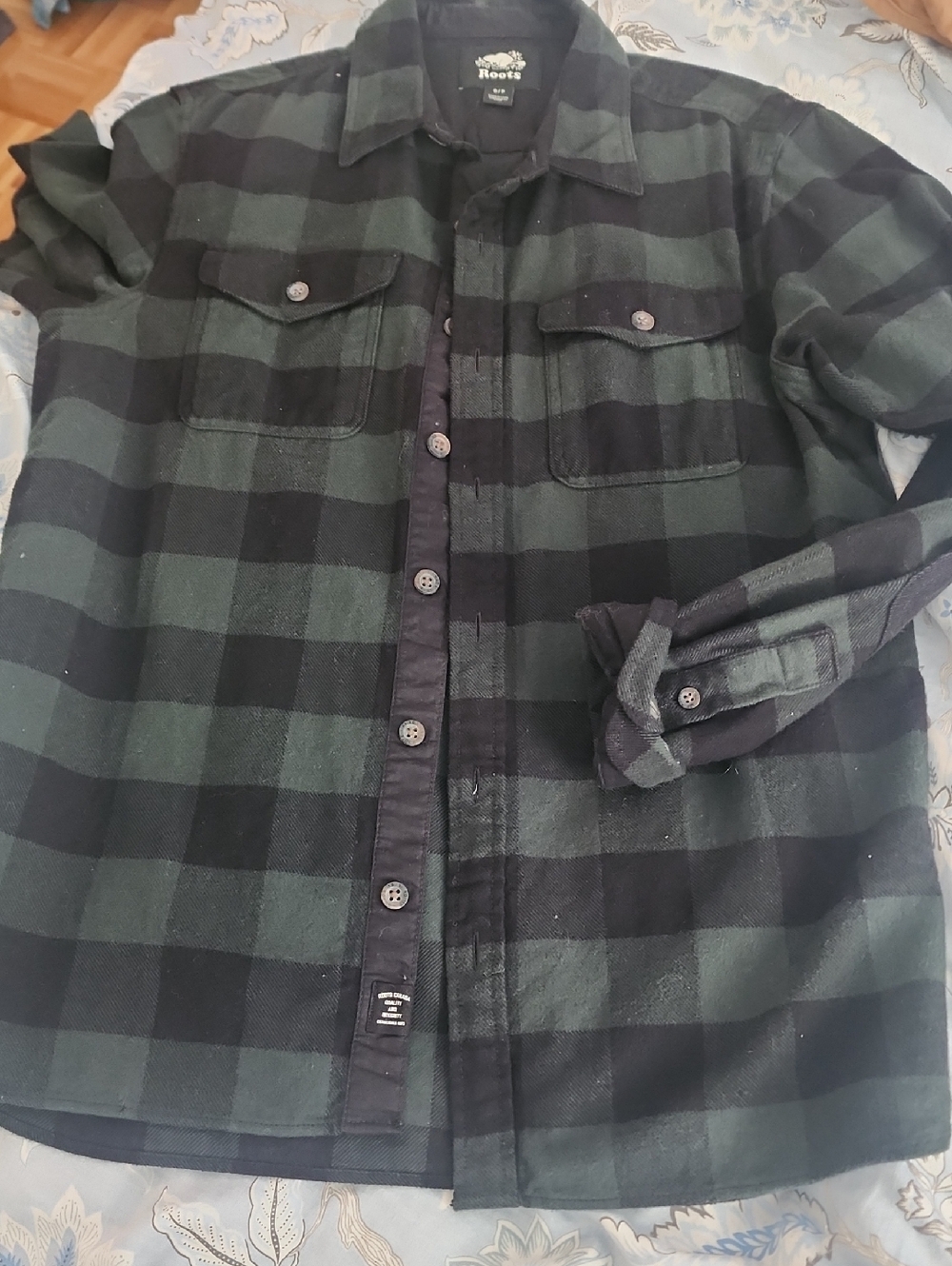 ROOTS Plaid Button-Up Shirt